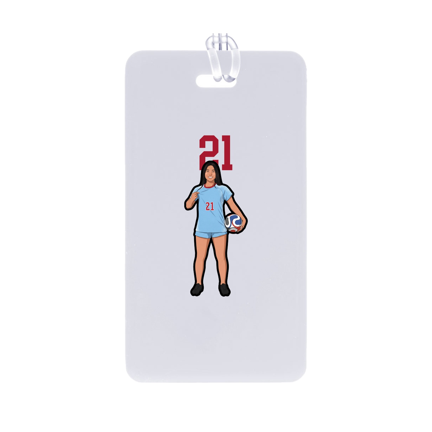 Bag Tag — Number Top in Classic