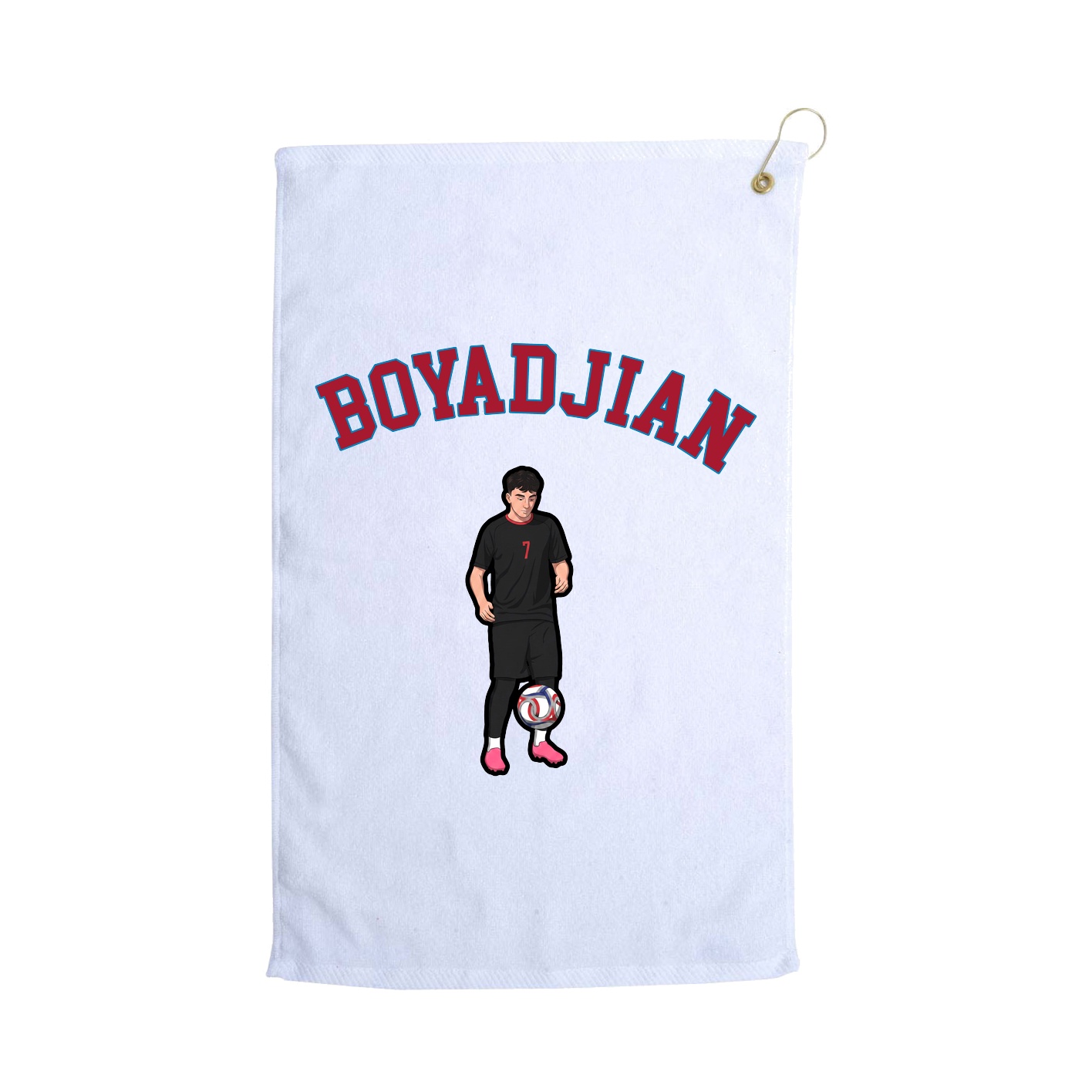 Golf Towel — Shirsey Arch in White