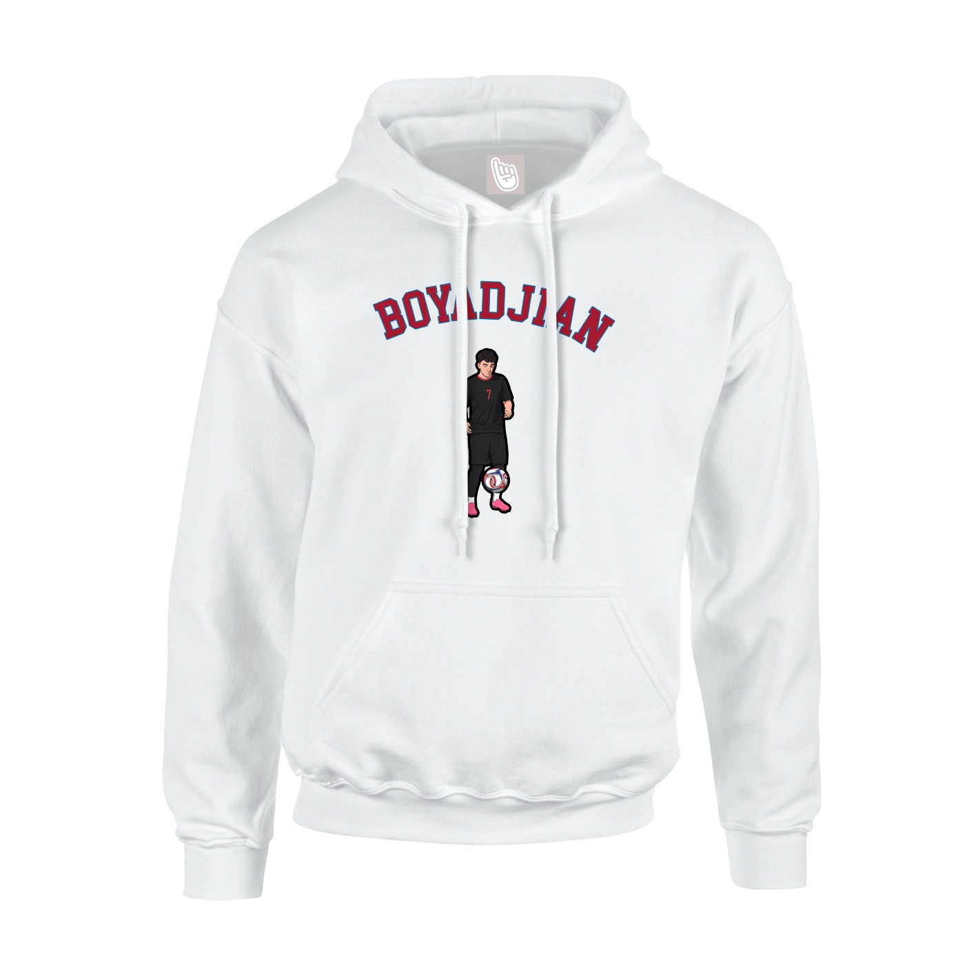 Hoodie — Shirsey Arch in White