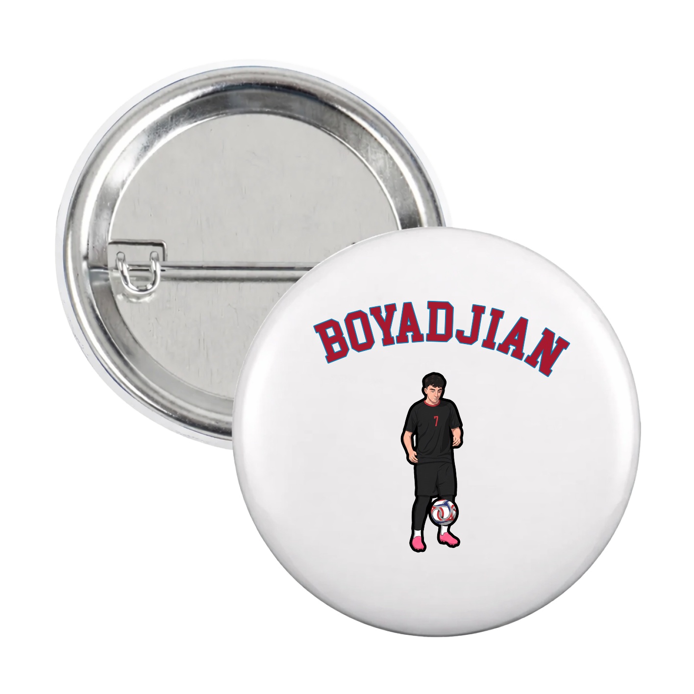 Game Day Button — Shirsey Arch in White