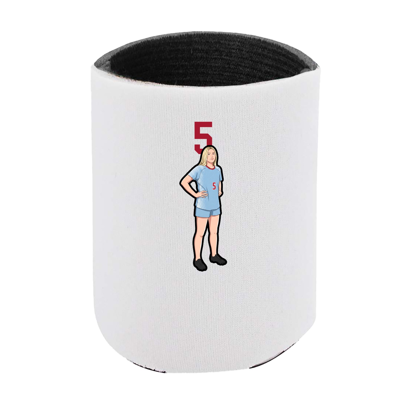 Can Holder — Number Top in White