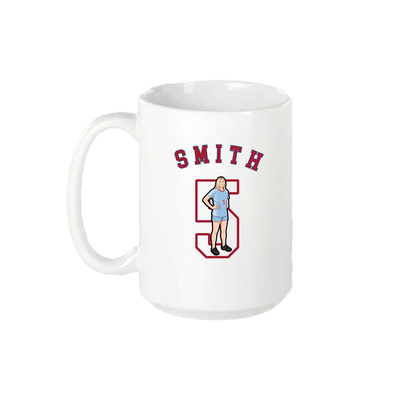 15oz Coffee Mug — Shirsey Arch in White