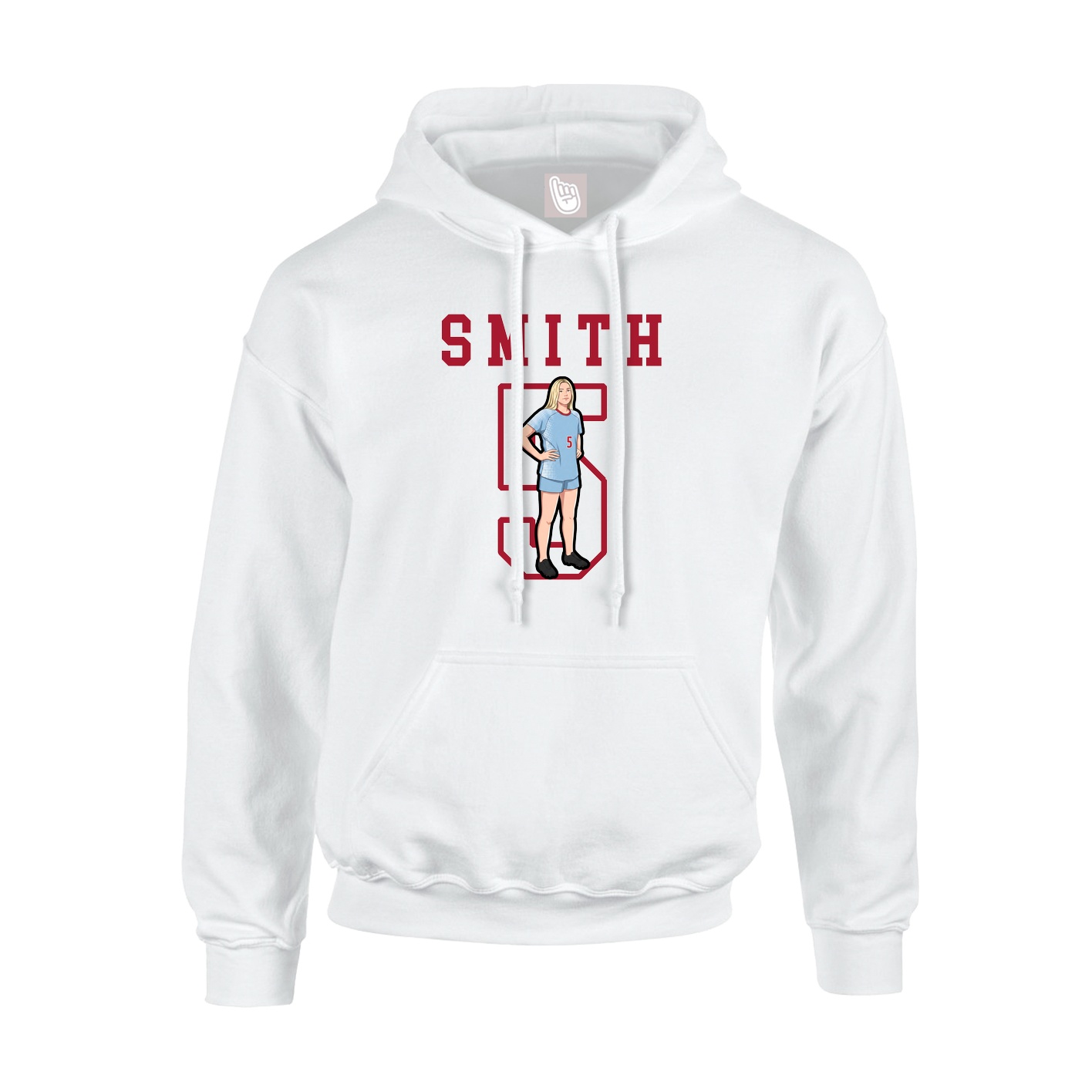 Youth Hoodie — Shirsey in White