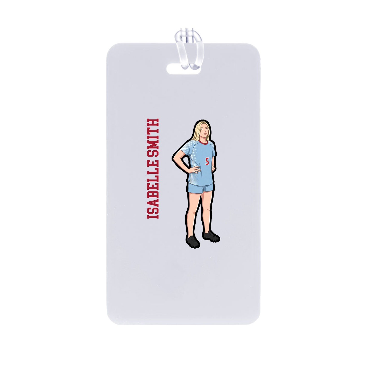 Bag Tag — Name Vertical in Classic