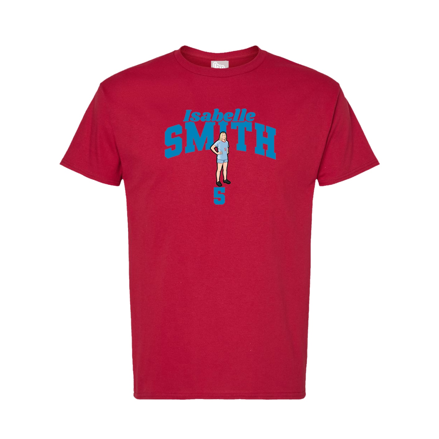 Tee — Signature Arch in Crimson