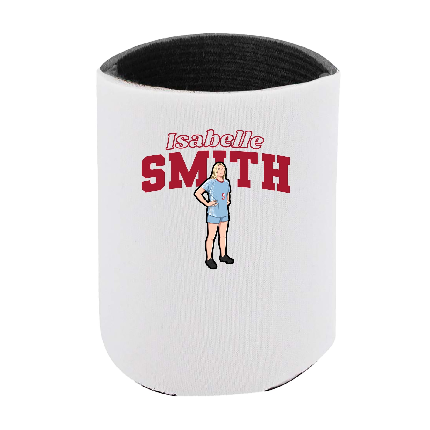 Can Holder — Name Arch in White