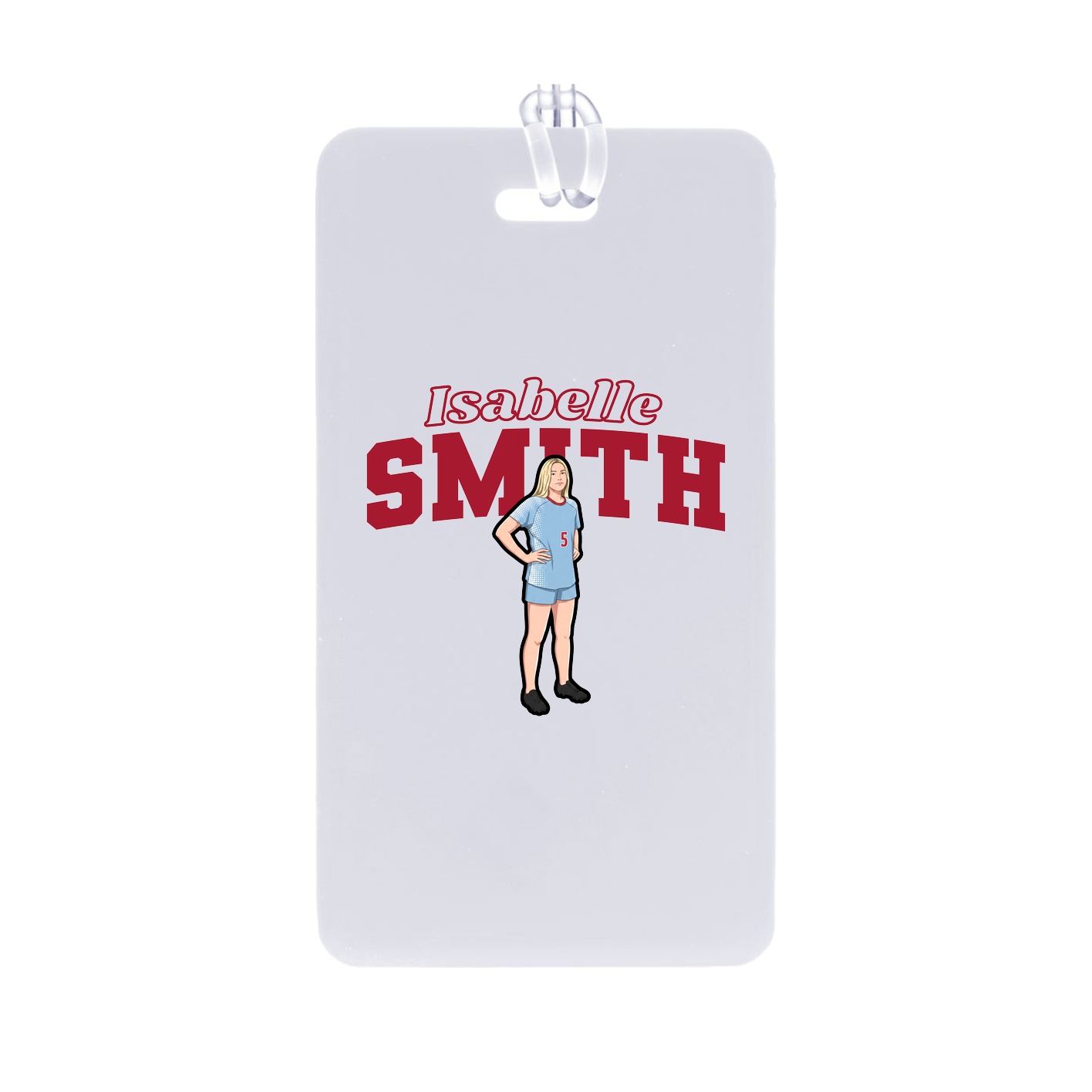 Bag Tag — Name Arch in Classic