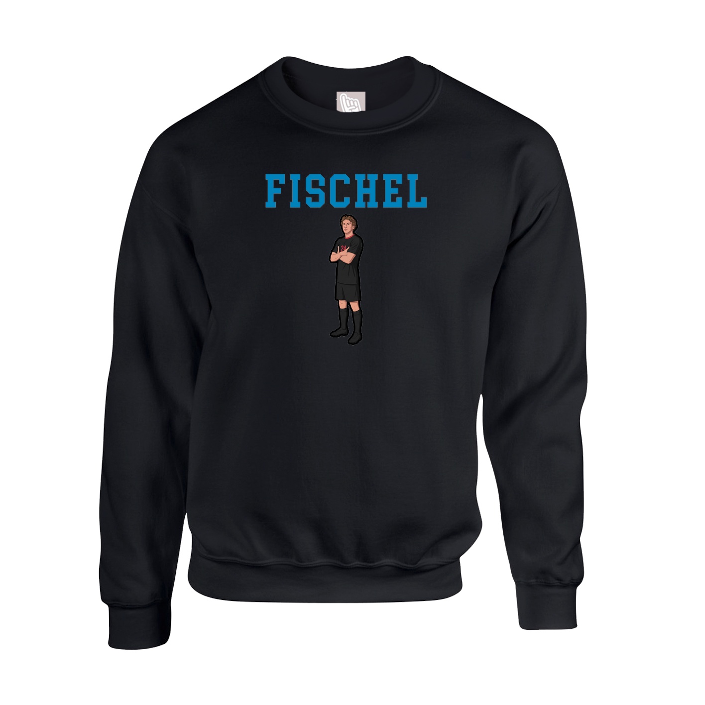Fleece Crew — Shirsey in Black
