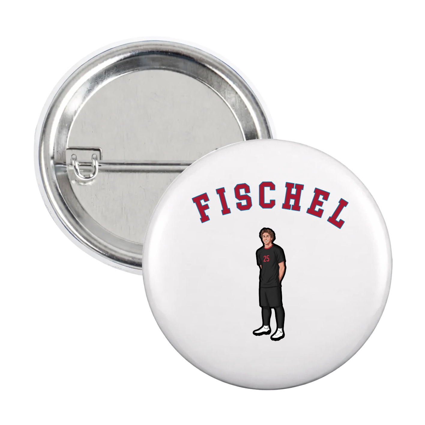 Game Day Button — Shirsey Arch in White