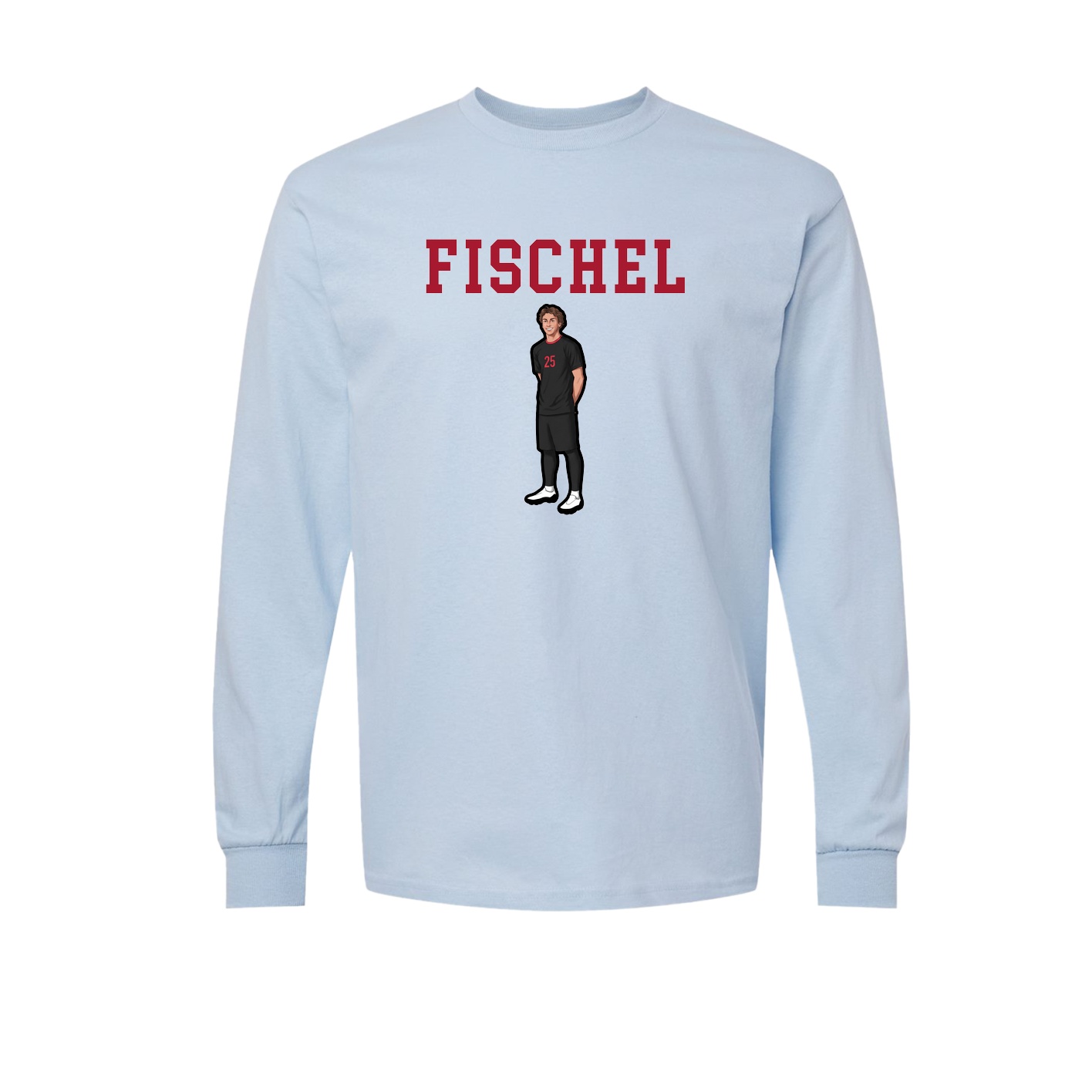 Long Sleeve Tee — Shirsey in Light Blue