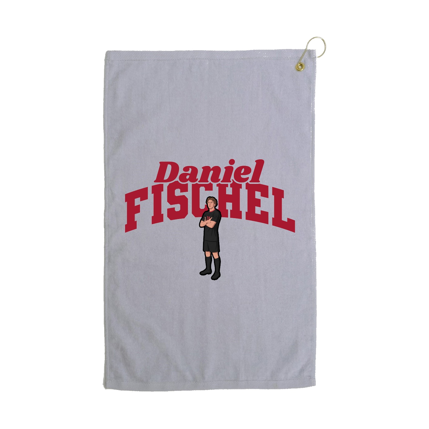 Golf Towel — Signature Arch in Grey