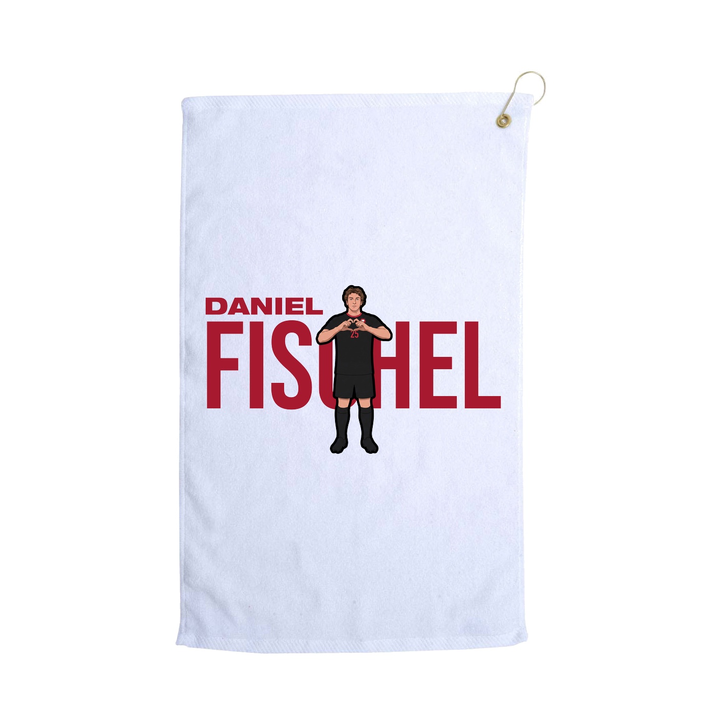 Golf Towel — Player Name in White