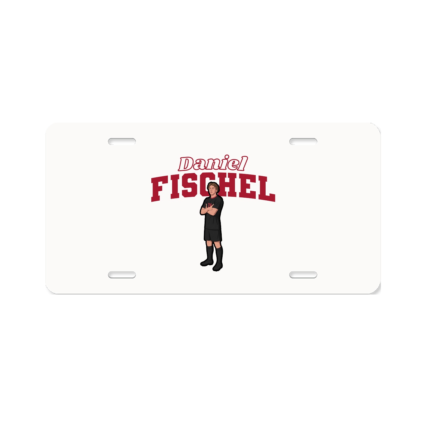 License Plate — Name Arch in Classic