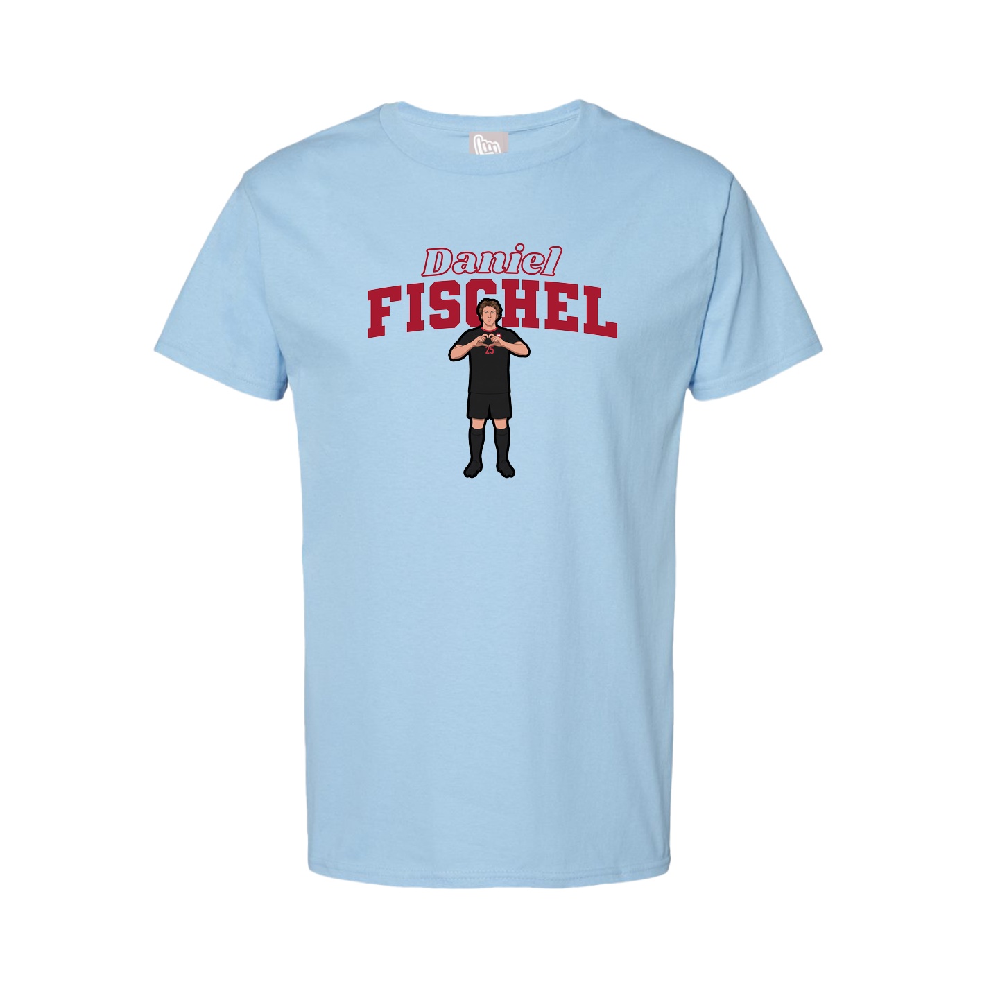 Tee — Name Arch in Light Blue