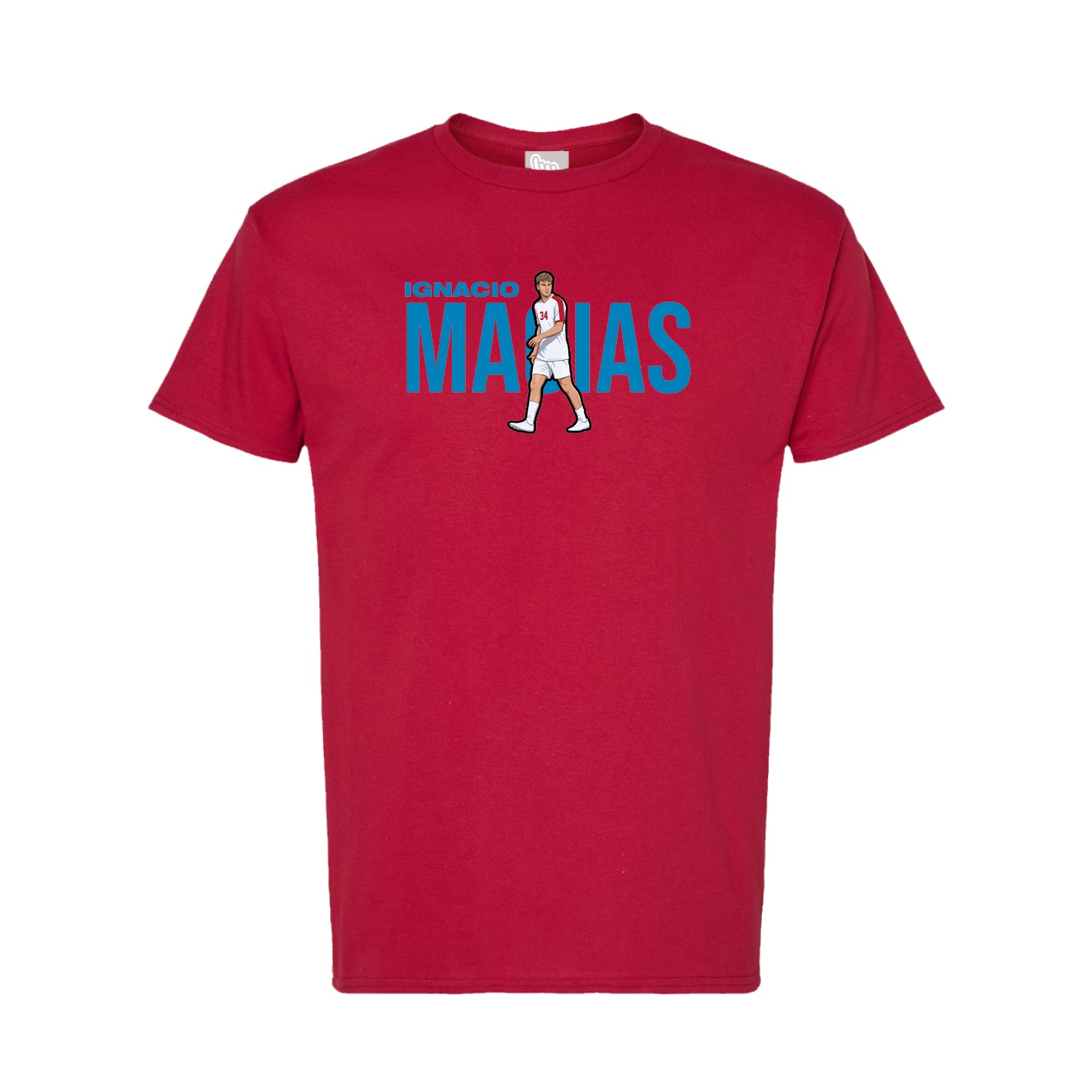 Tee — Player Name in Crimson
