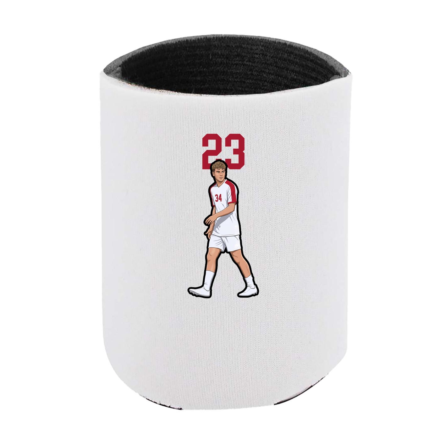 Can Holder — Number Top in White