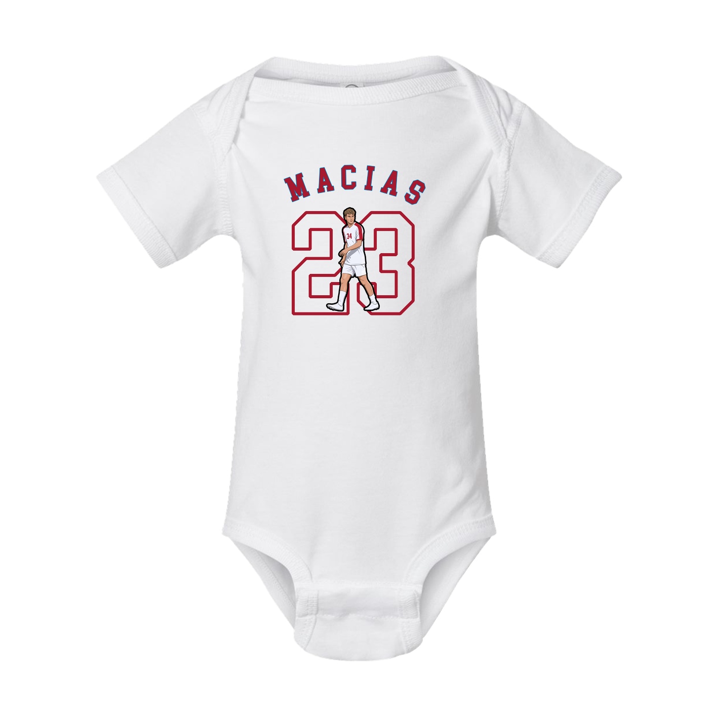 Baby Onesie — Shirsey Arch in White