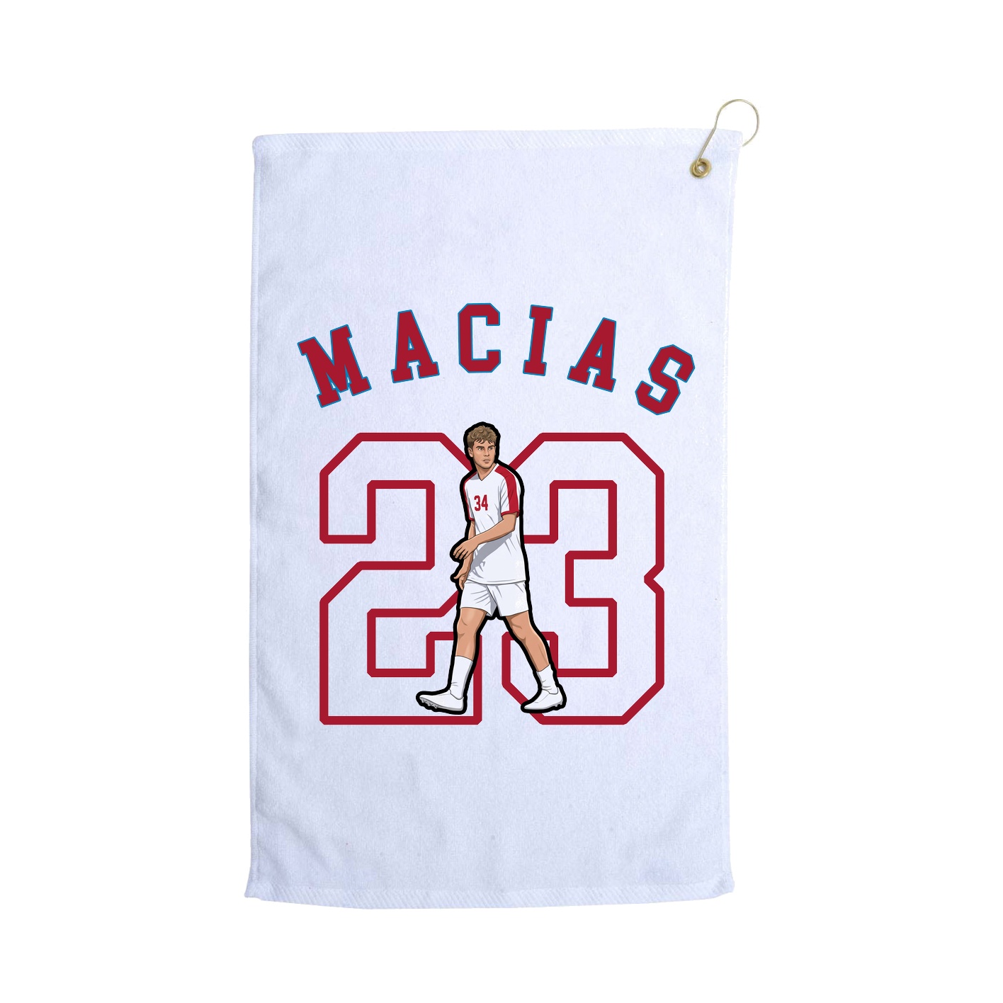 Golf Towel — Shirsey Arch in White