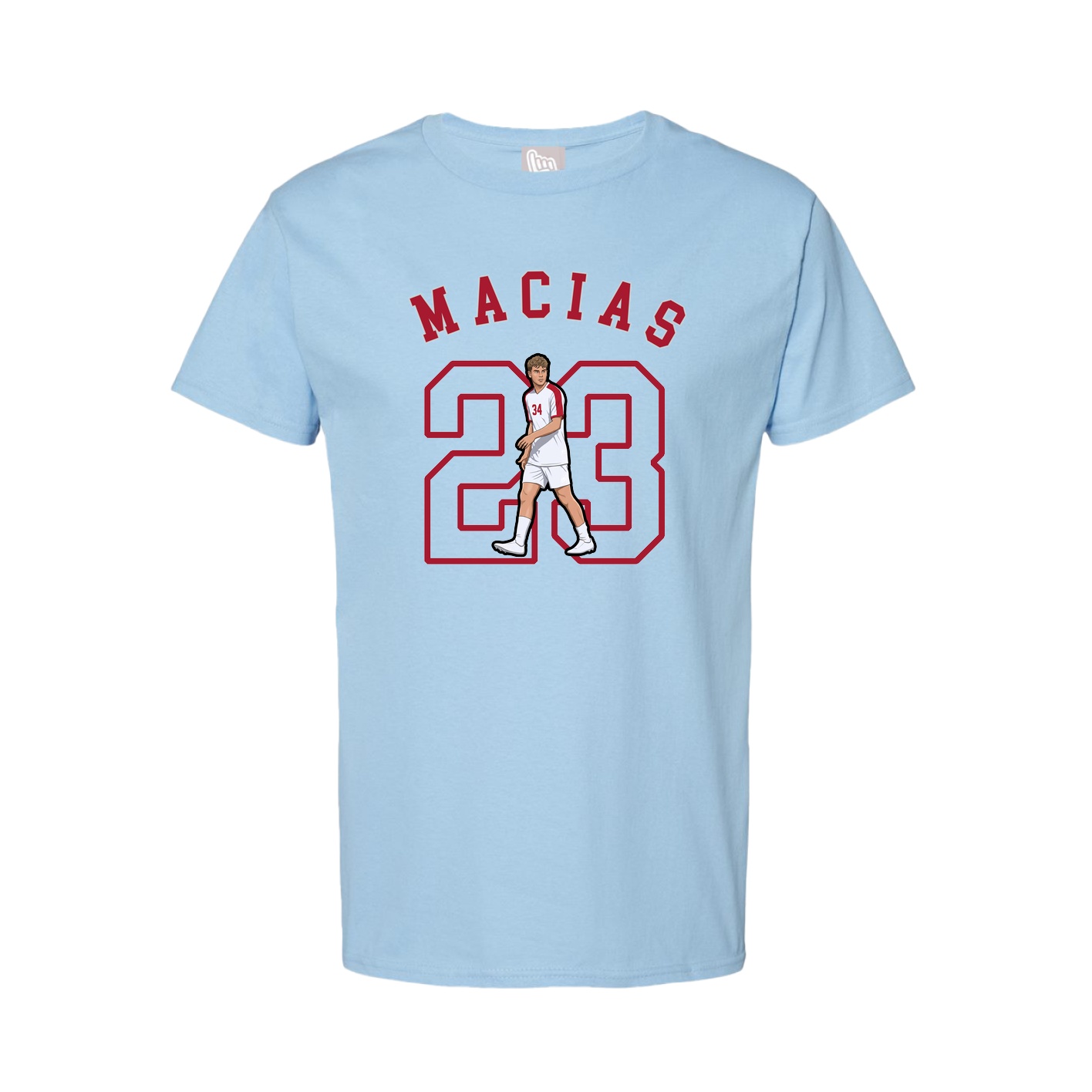 Youth Tee — Shirsey Arch in Light Blue
