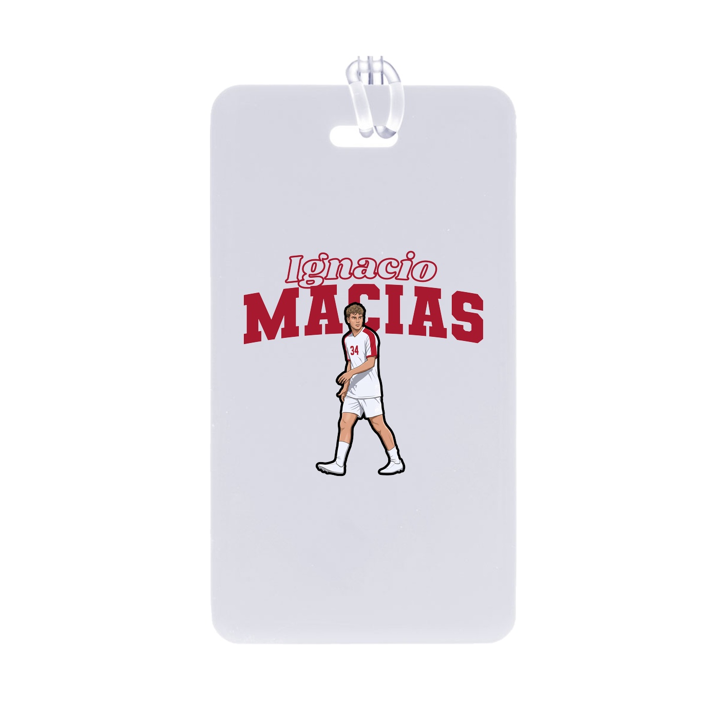 Bag Tag — Name Arch in Classic