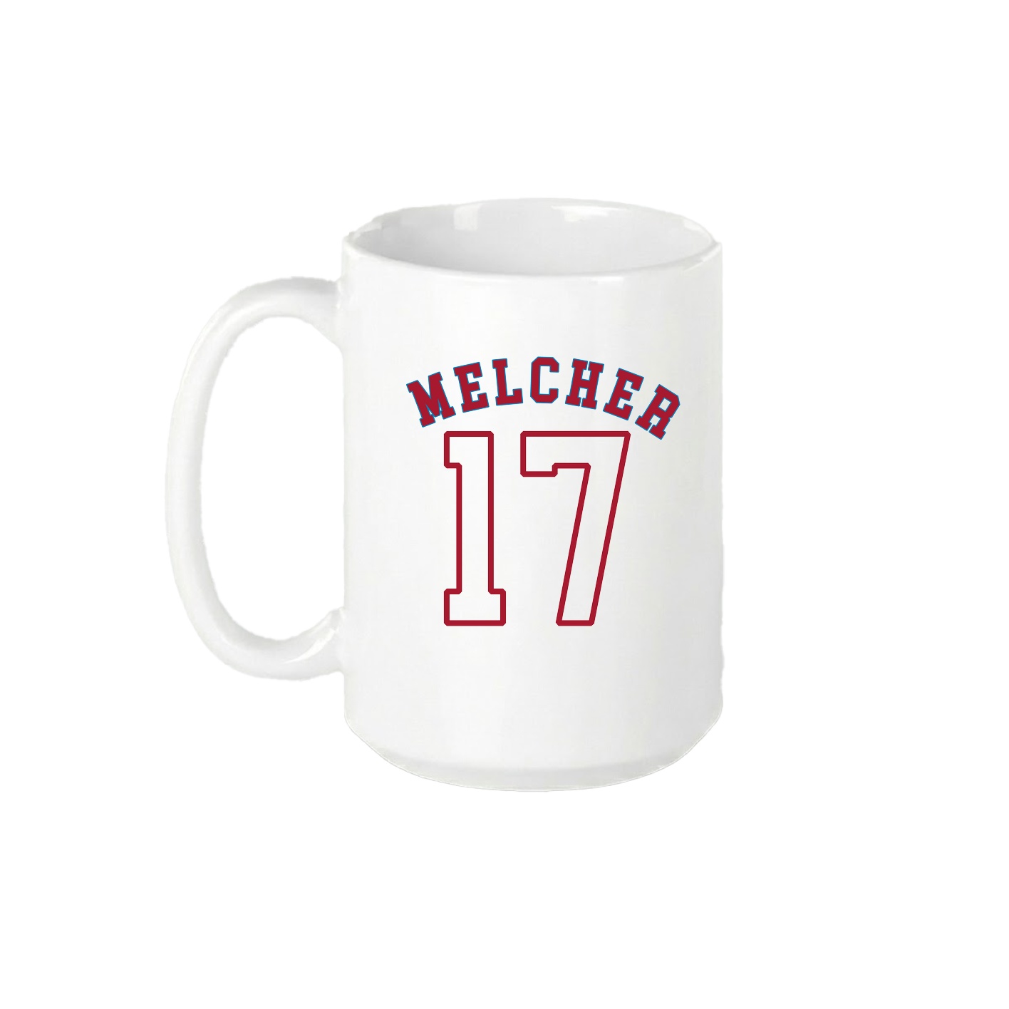 15oz Coffee Mug — Shirsey Arch in White
