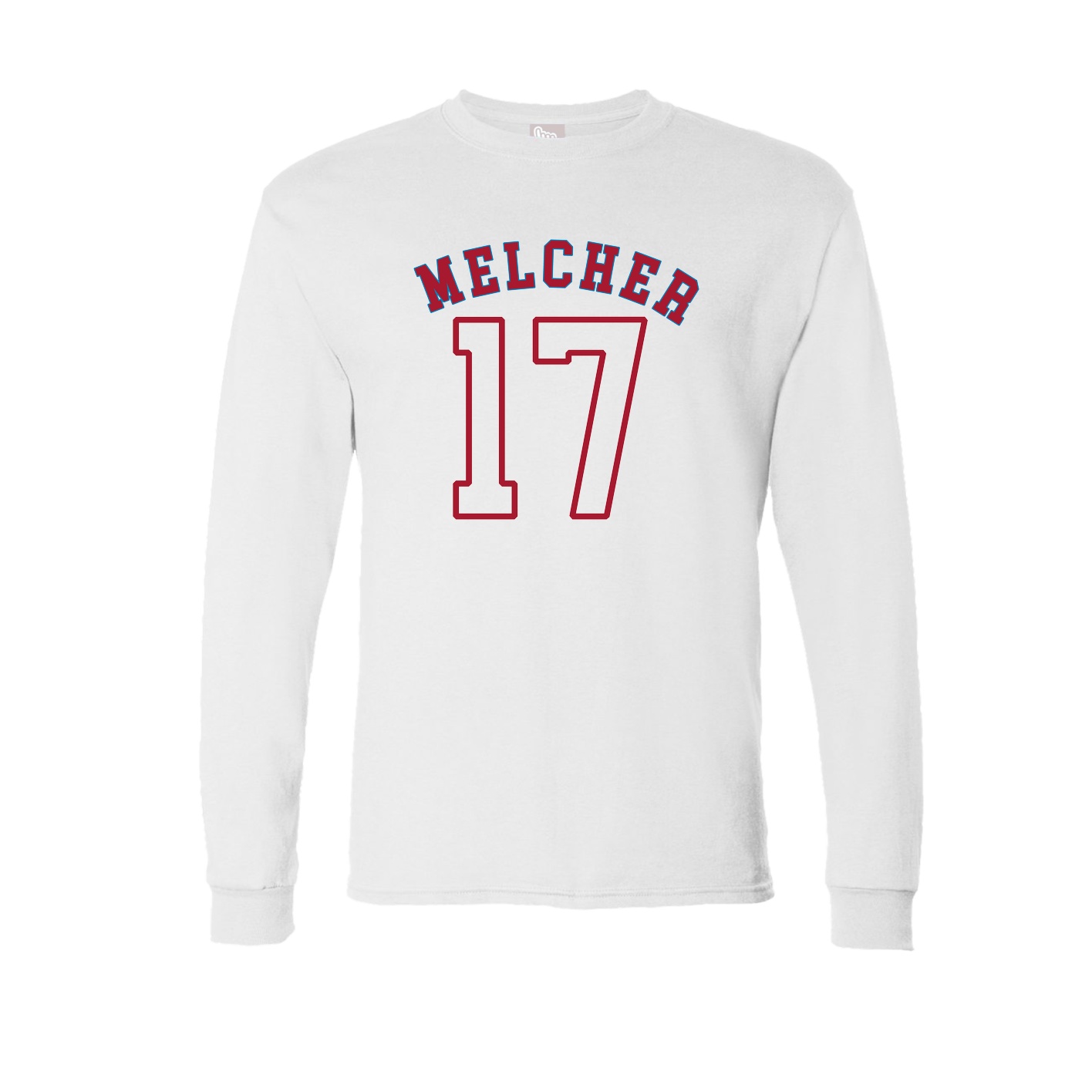 Long Sleeve Tee — Shirsey Arch in White
