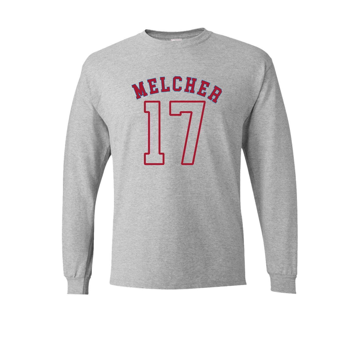 Long Sleeve Tee — Shirsey Arch in Grey