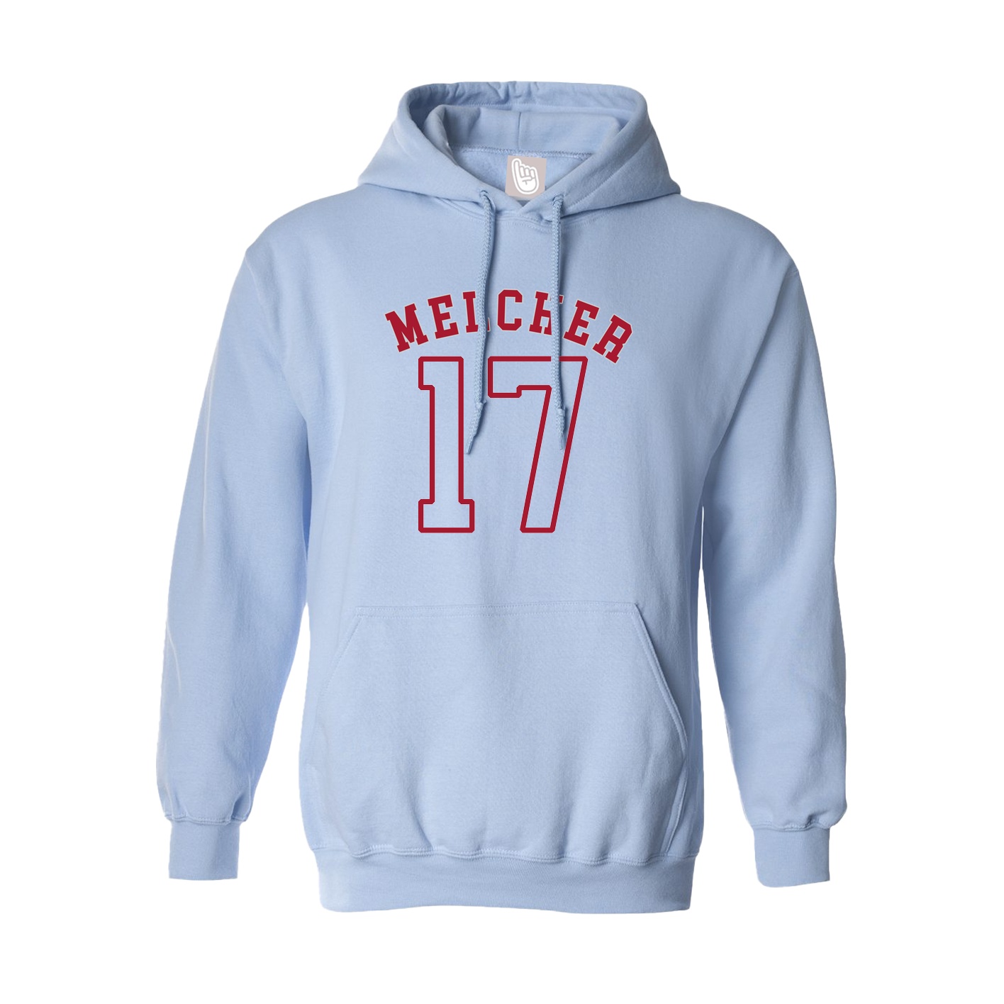 Hoodie — Shirsey Arch in Light Blue