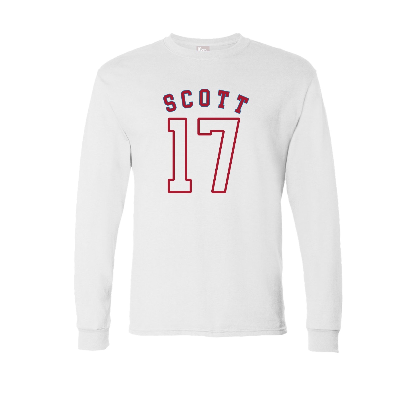 Long Sleeve Tee — Shirsey Arch in White