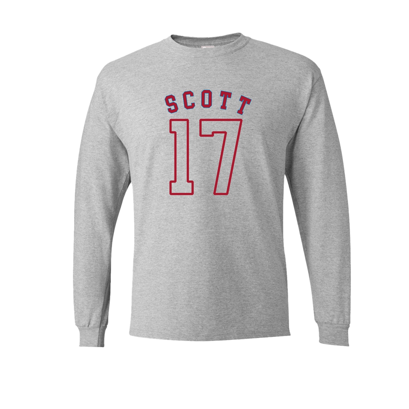 Long Sleeve Tee — Shirsey Arch in Grey