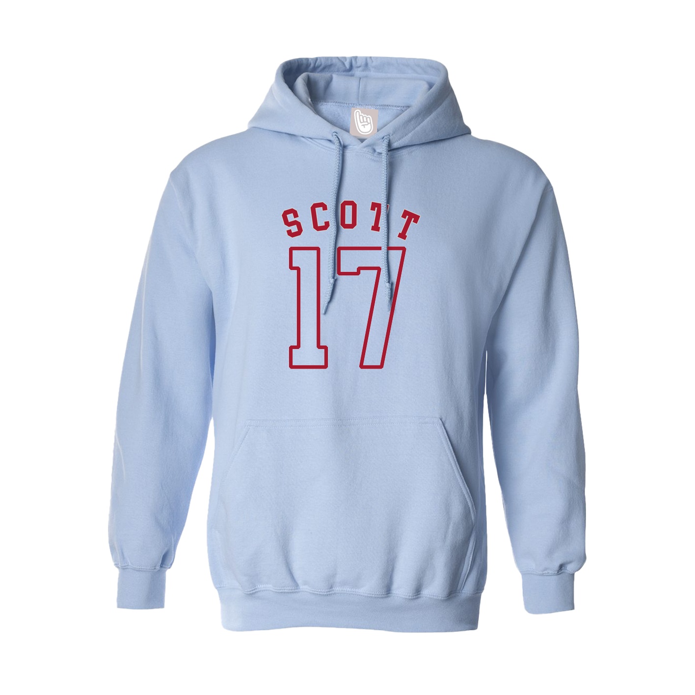 Hoodie — Shirsey Arch in Light Blue