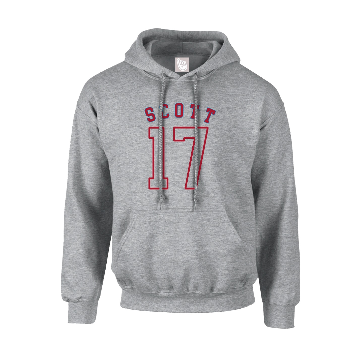 Youth Hoodie — Shirsey Arch in Grey