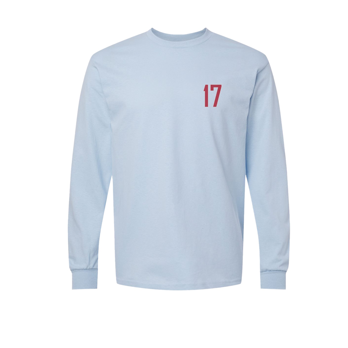 Long Sleeve Tee — Front Shirsy in Light Blue