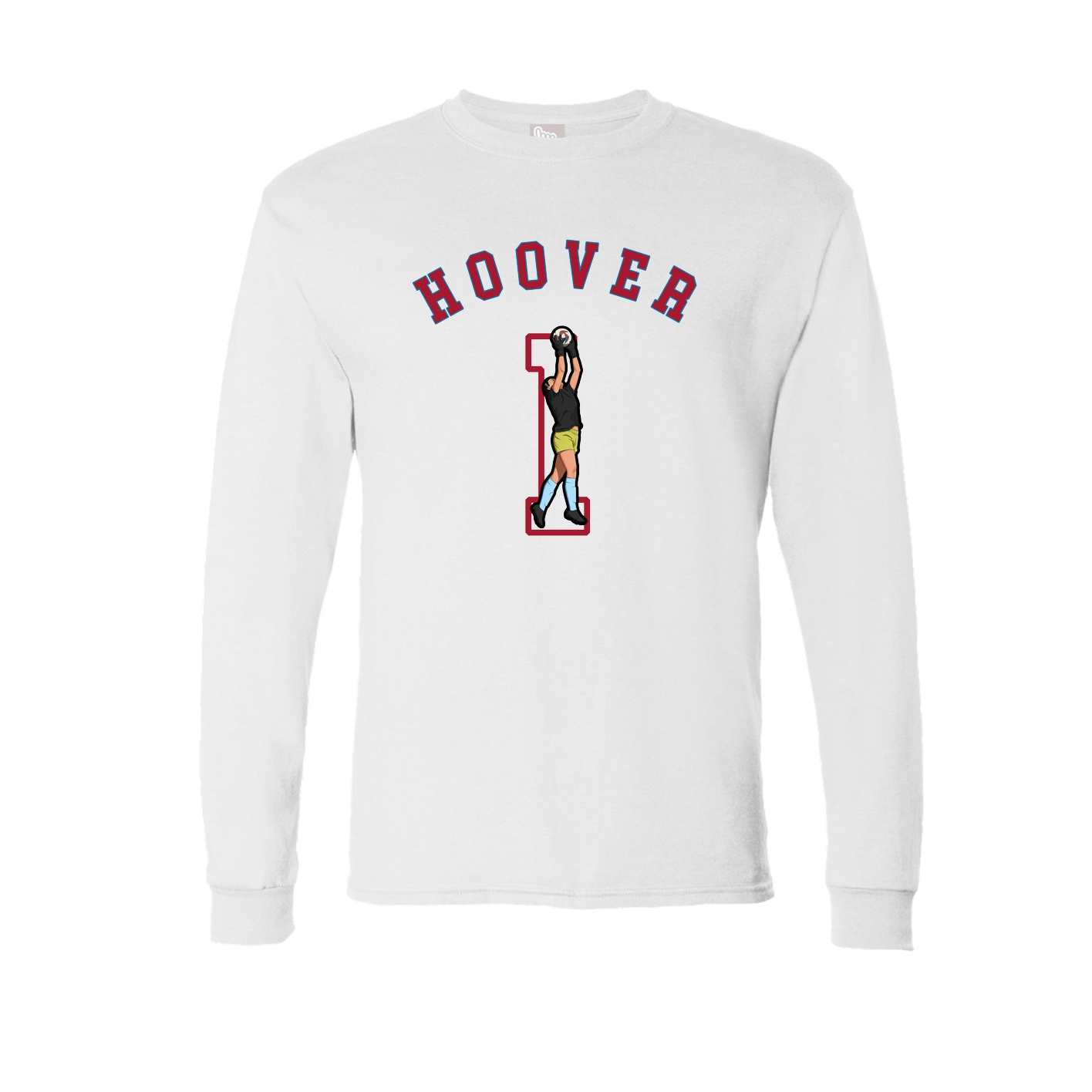 Long Sleeve Tee — Shirsey Arch in White