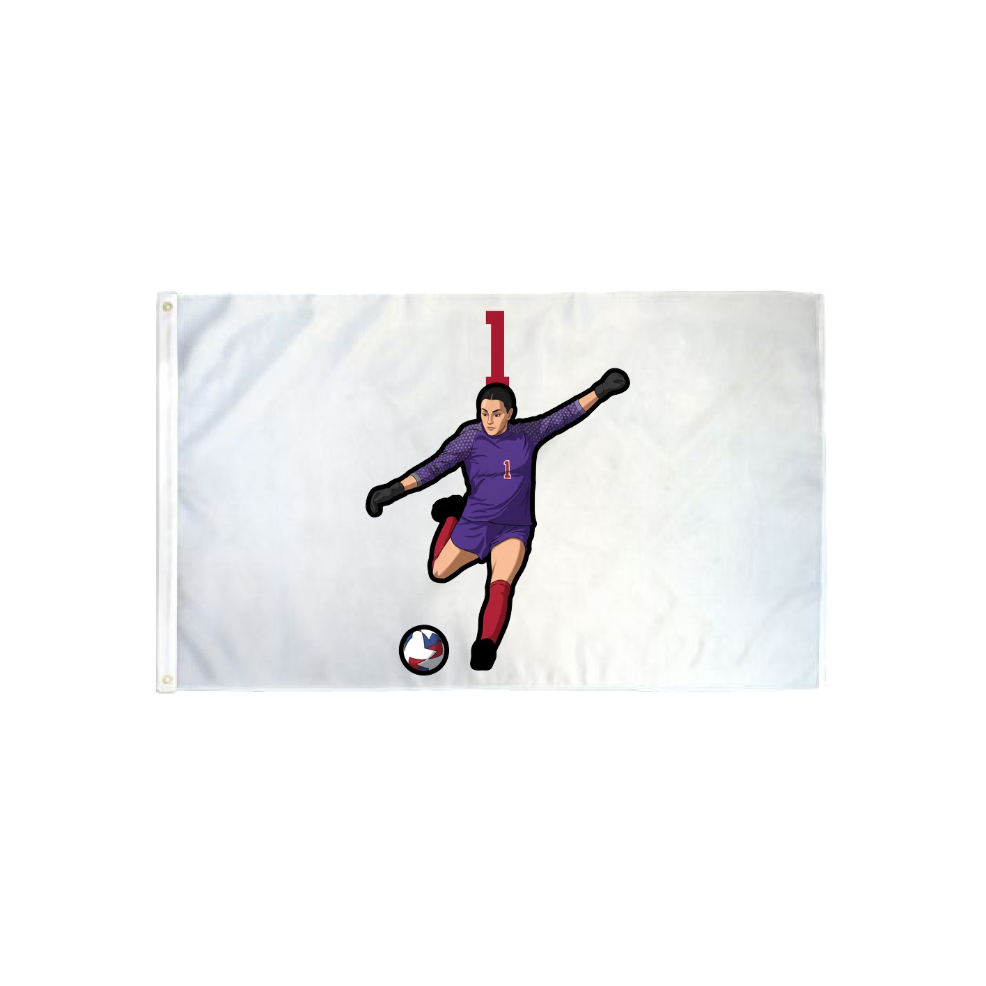 3x5 Flag — Number Top in Classic