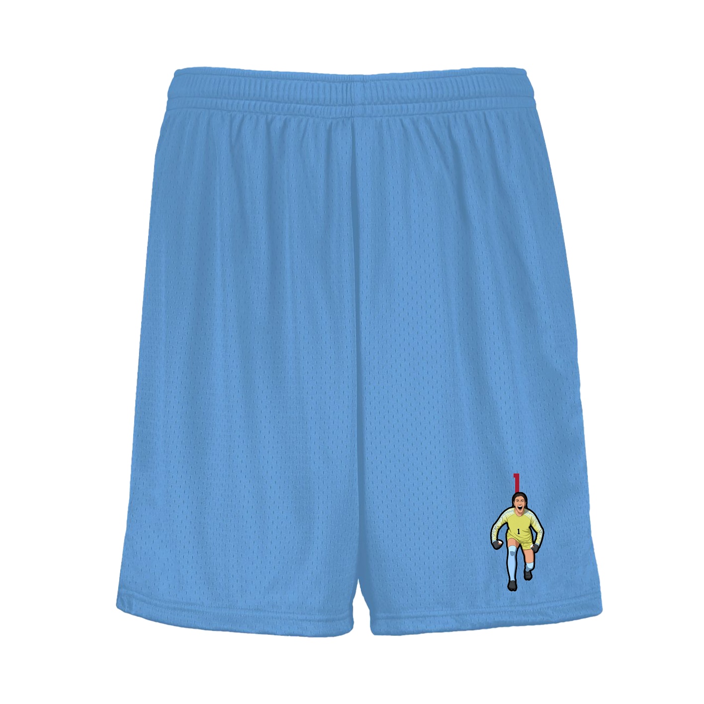 Shorts — Number Top in Light Blue