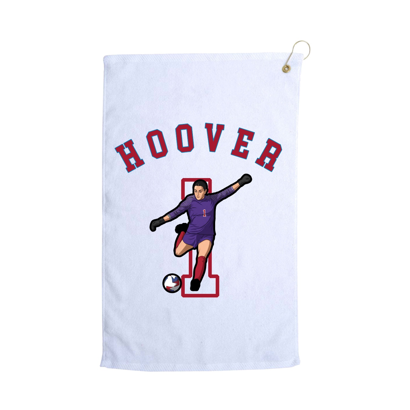 Golf Towel — Shirsey Arch in White