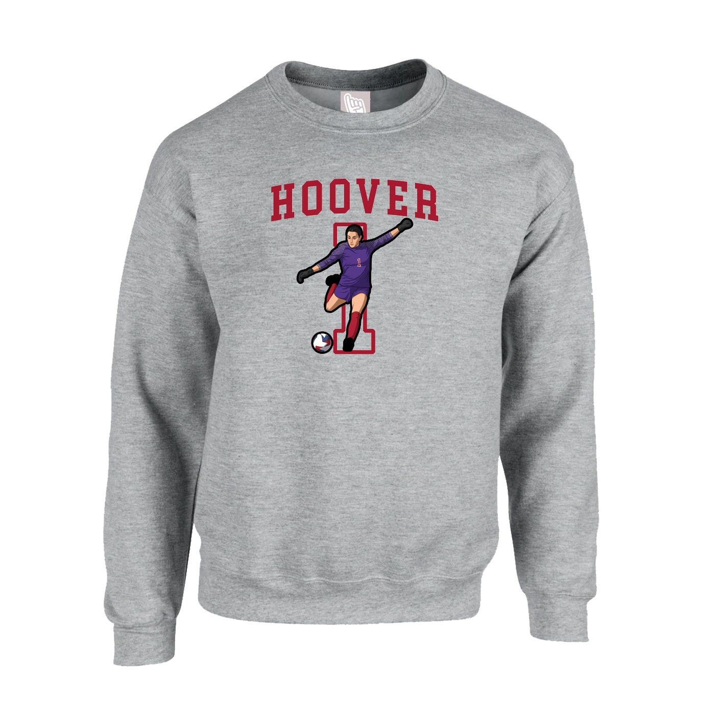 Fleece Crew — Shirsey in Grey