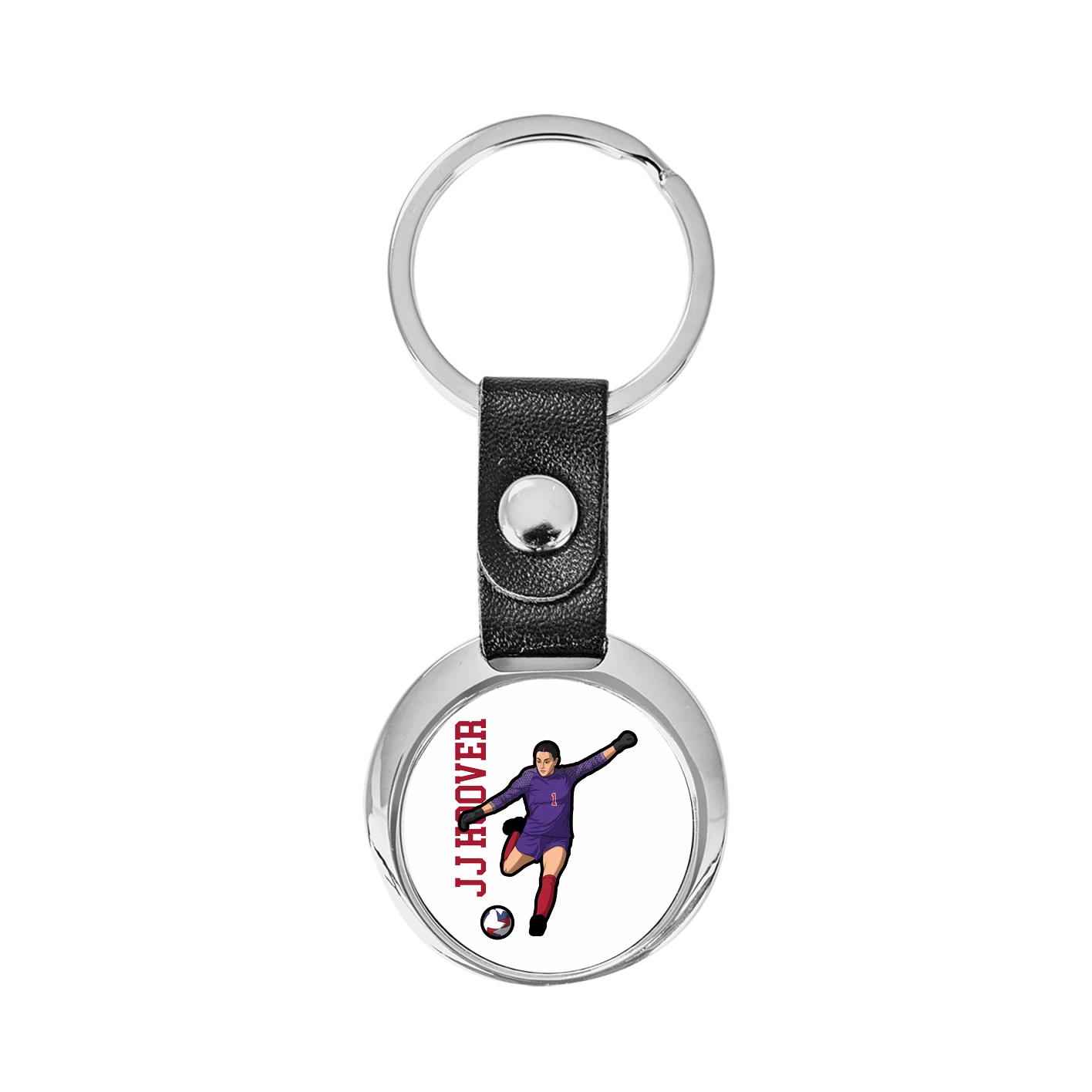 Key Chain — Name Vertical in Classic