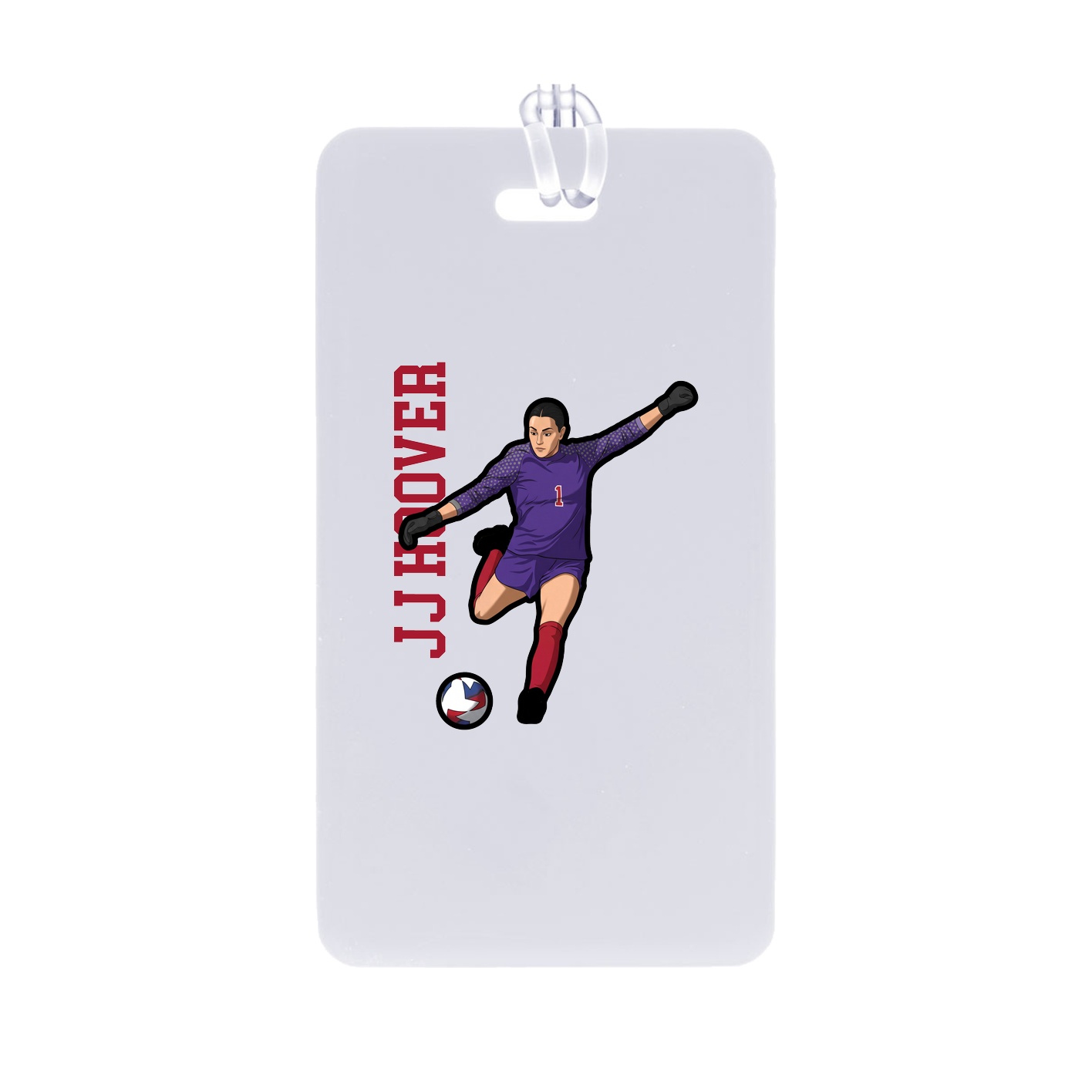 Bag Tag — Name Vertical in Classic