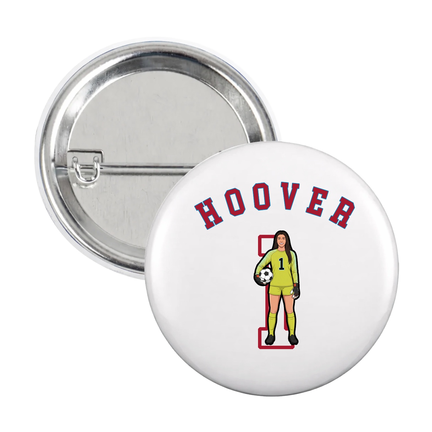 Game Day Button — Shirsey Arch in White