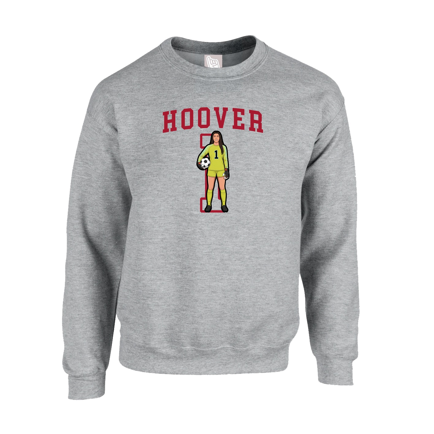 Fleece Crew — Shirsey in Grey