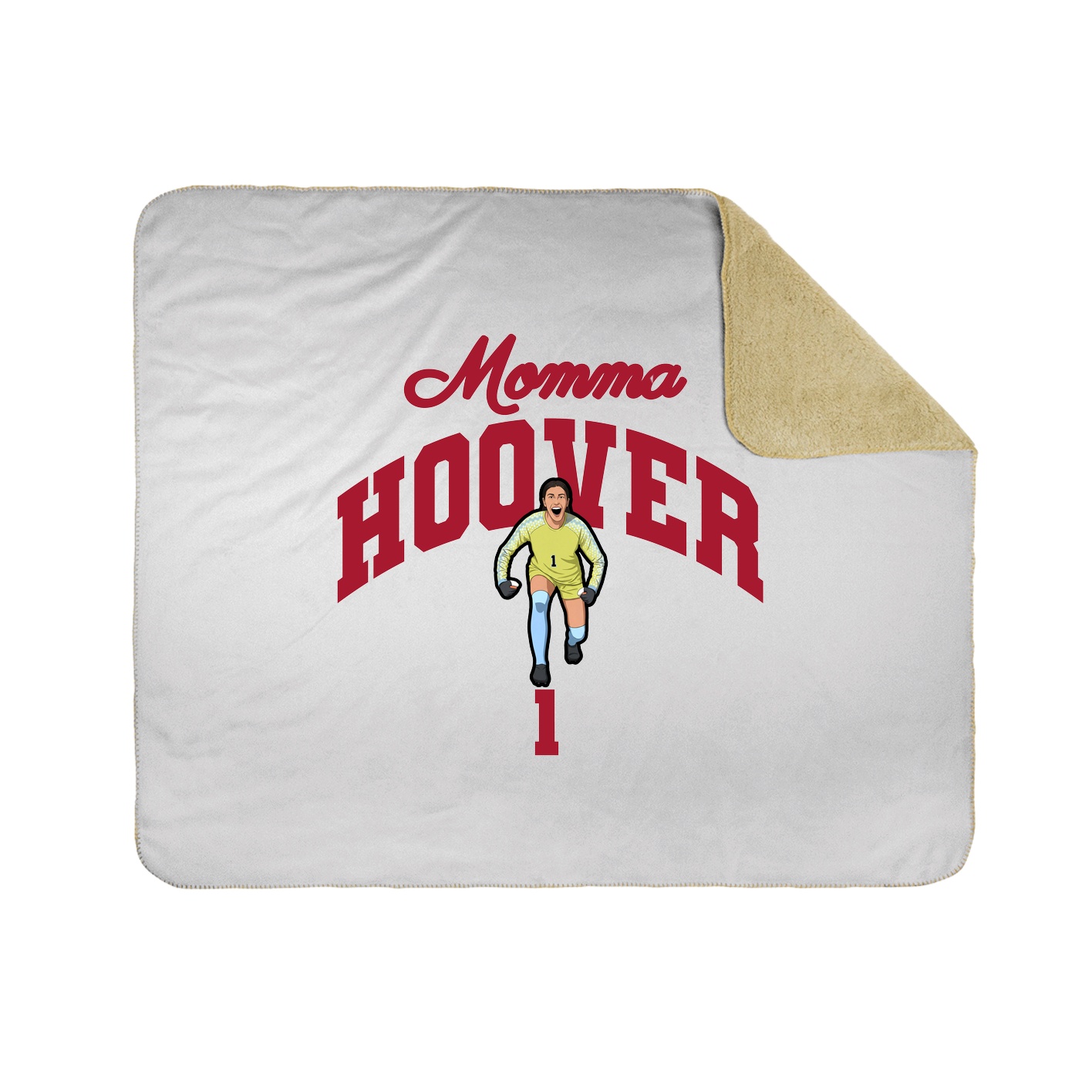Throw Blanket — Mothers Day Arch in White