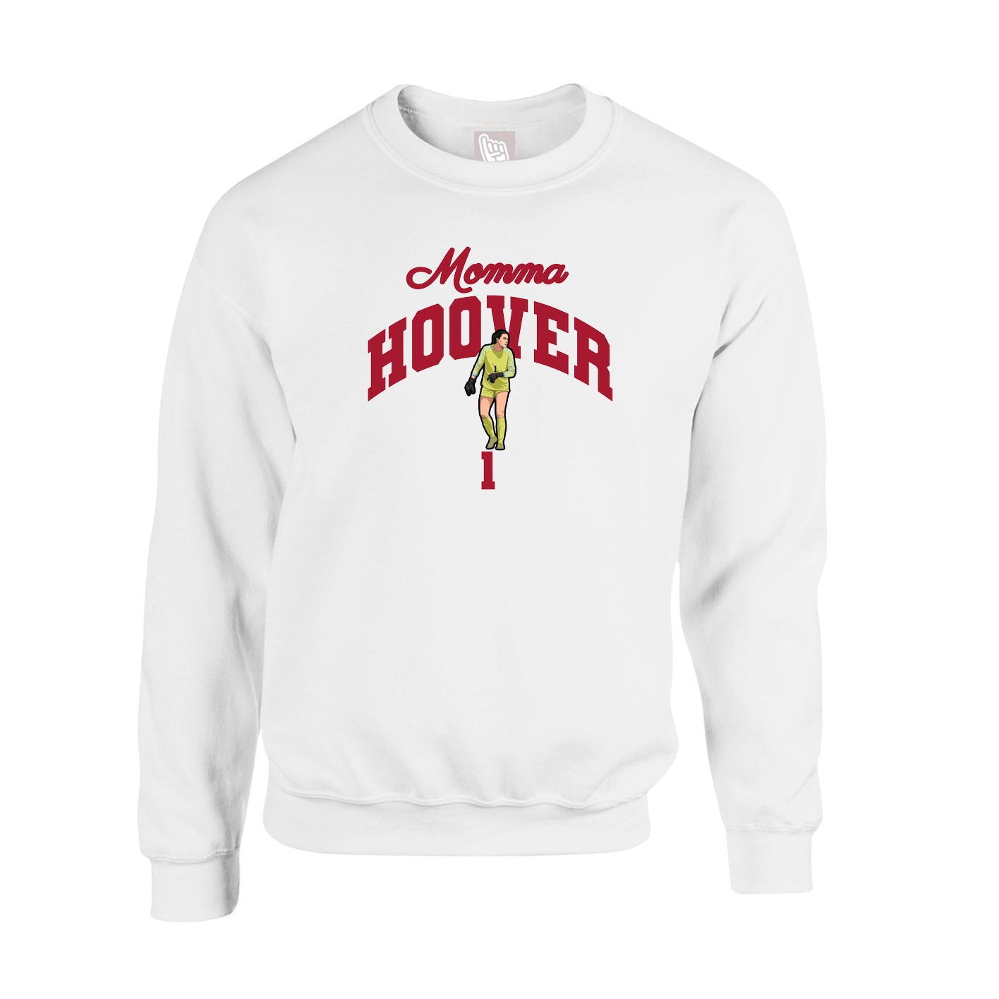 Fleece Crew — Mothers Day Arch in White