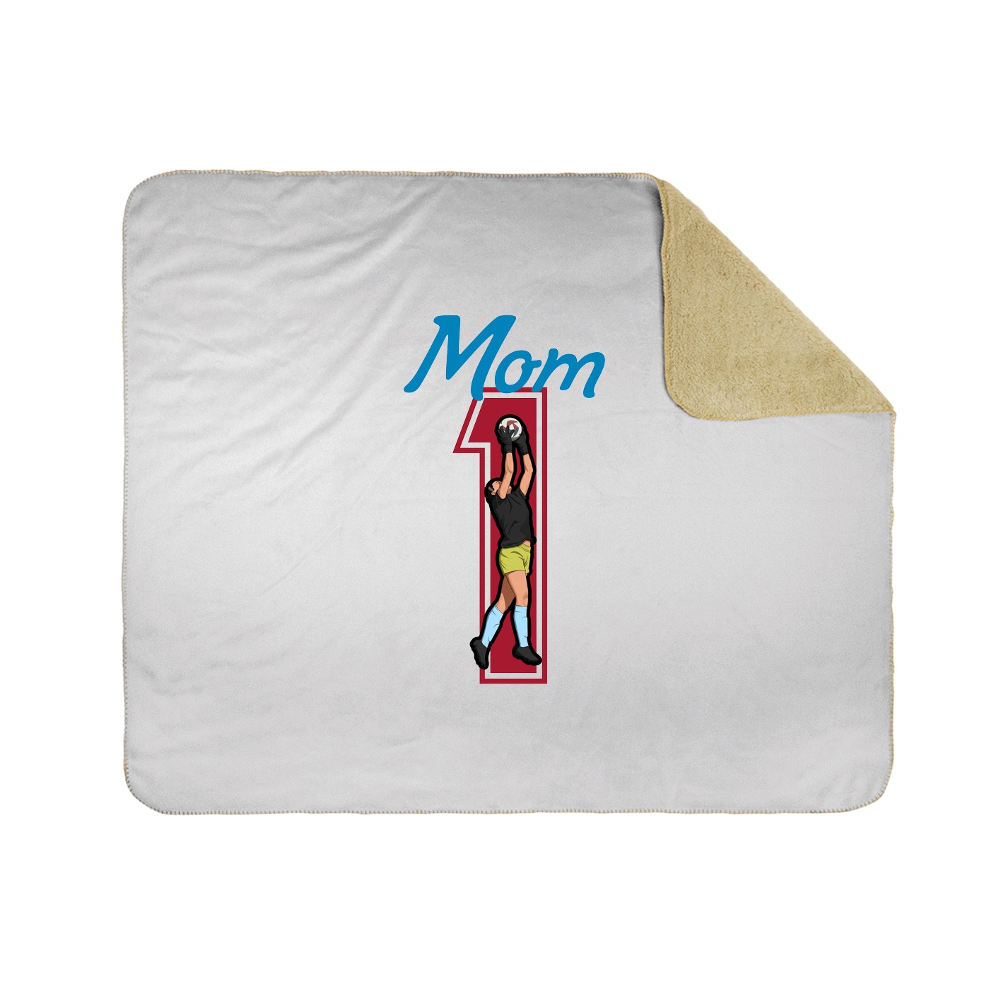 Throw Blanket — Mothers Day Shirsey in White