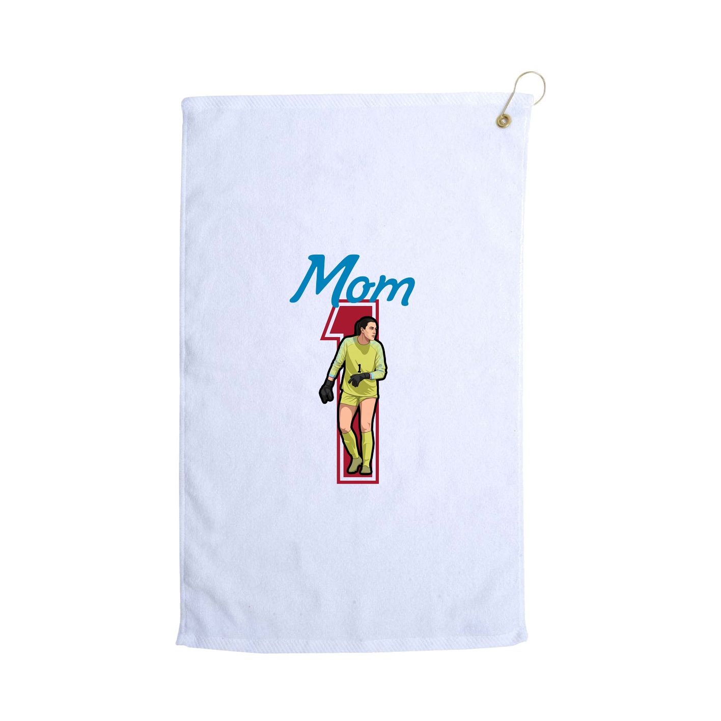 Golf Towel — Mothers Day Shirsey in White