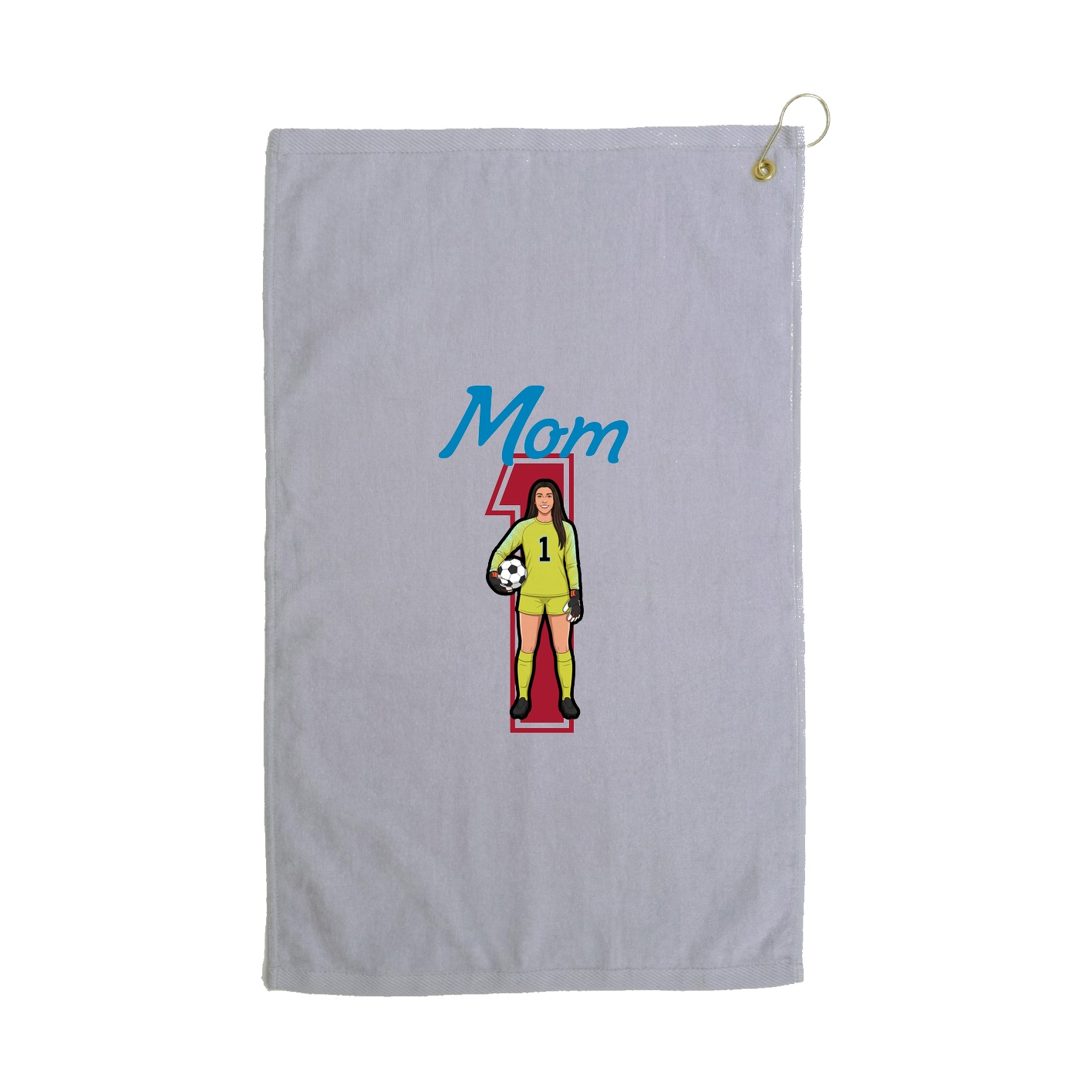 Golf Towel — Mothers Day Shirsey in Grey