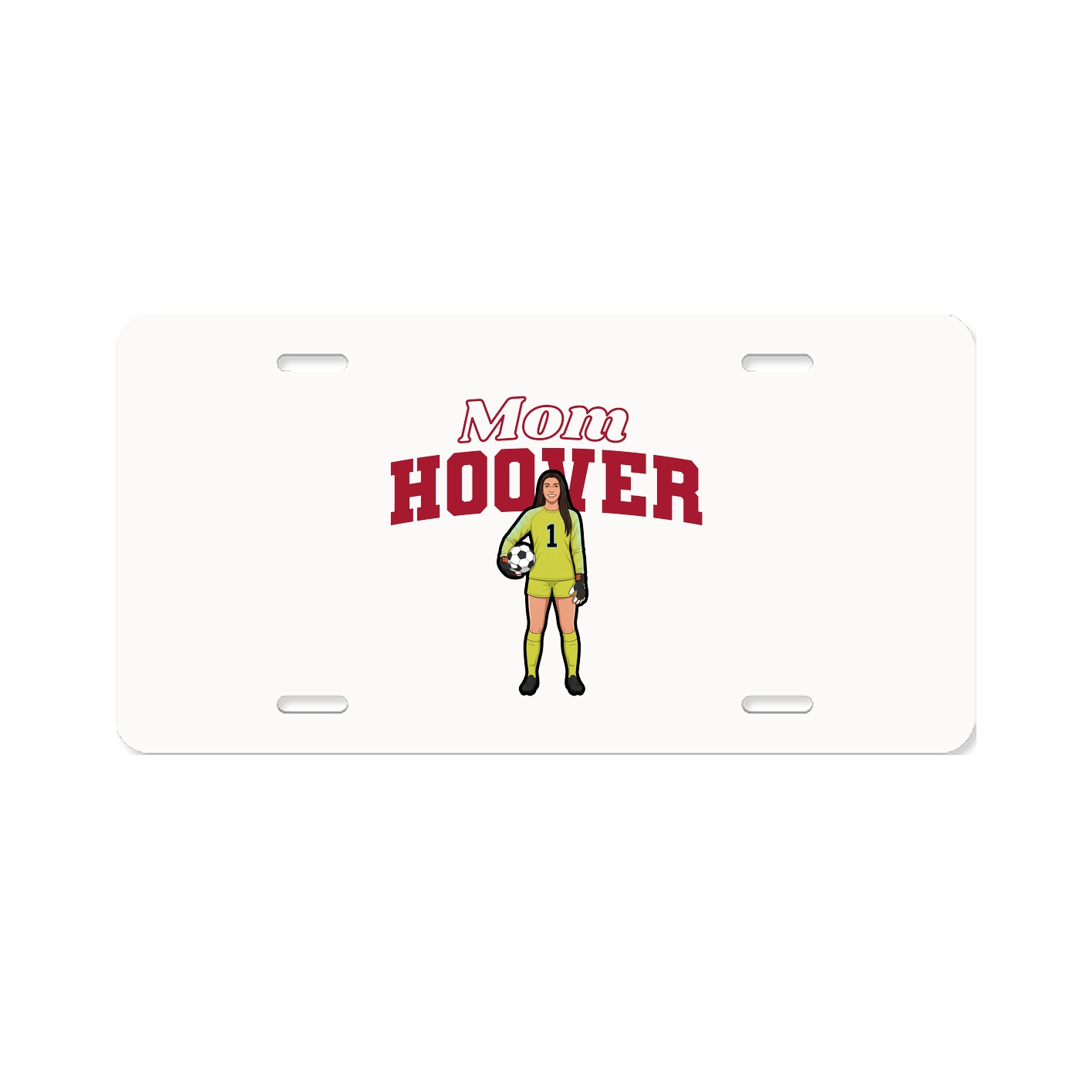 License Plate — Mothers Day Block in Classic