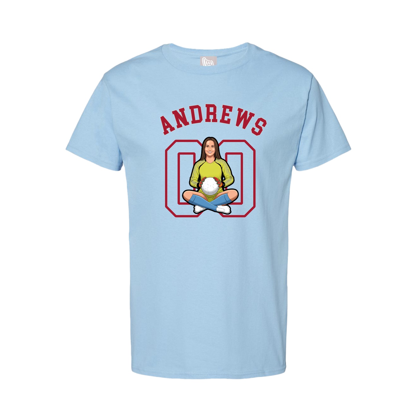 Youth Tee — Shirsey Arch in Light Blue