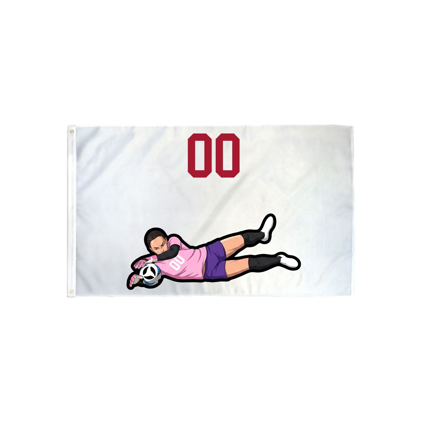 3x5 Flag — Number Top in Classic